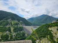 Big Wall, Blue Water, and Mountain Vibes at Enguri Dam