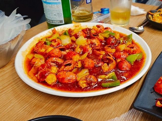 A nice BBQ lamb restaurant at Geoje