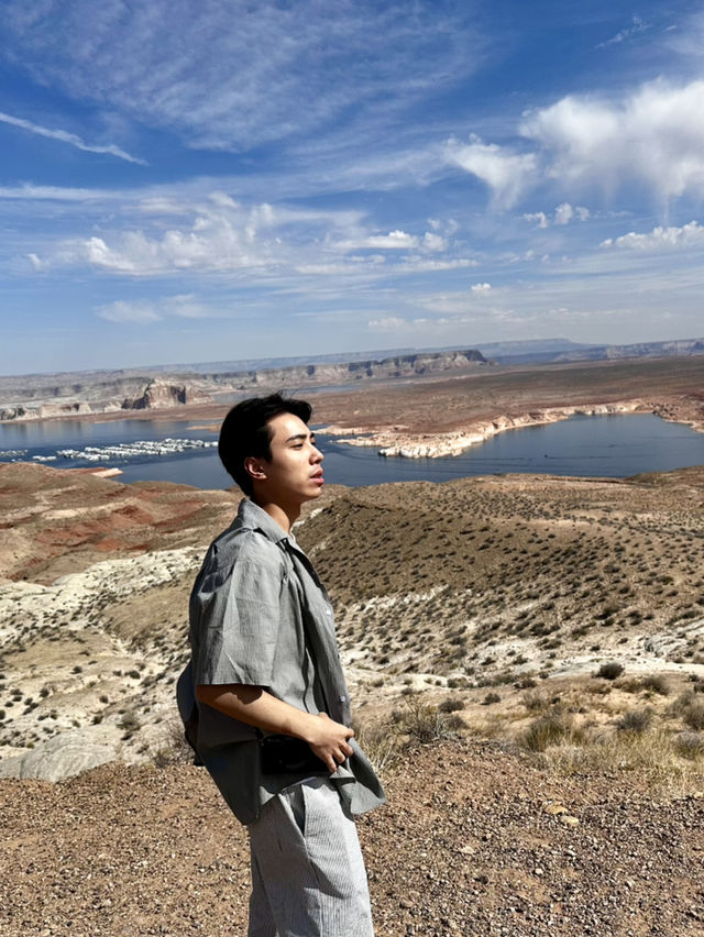 Wahweap Overlook｜佩吉小鎮絕美湖景觀景台 🌊