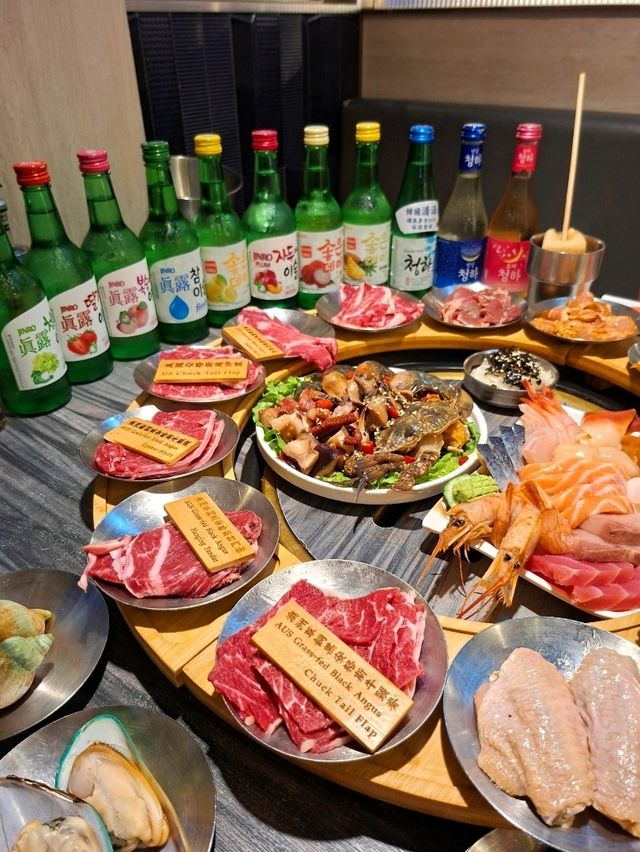 海鮮刺身、燒肉任你吃！韓燒大叔超值