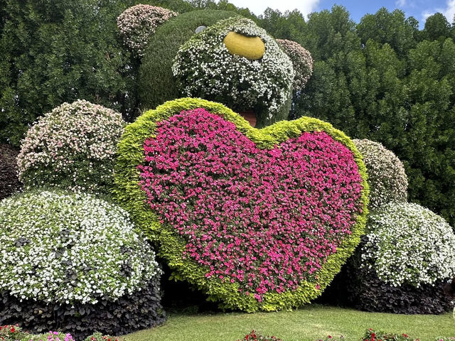 🌸💕 Step Into a Floral Fantasy at Dubai Miracle Garden