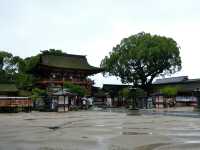 在雨中漫步於日本九州福岡太宰府天滿宮