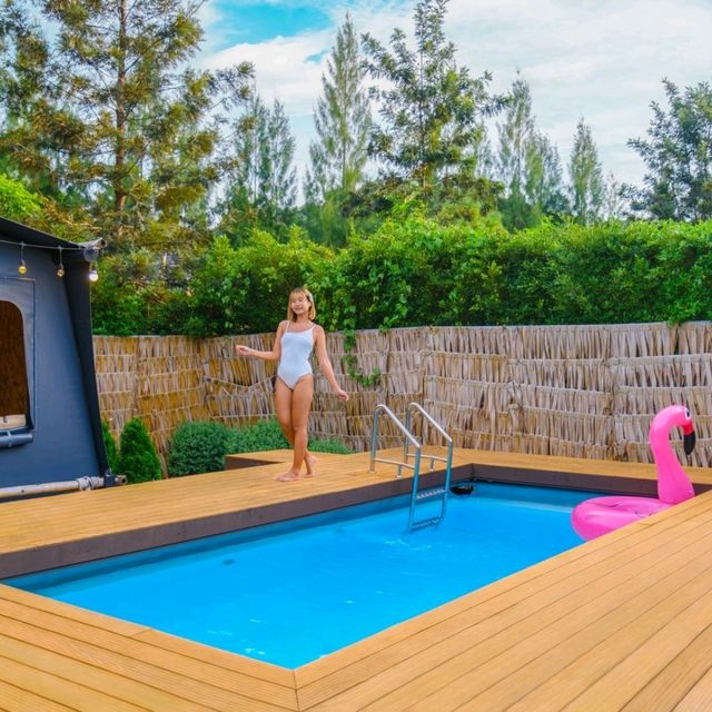 "Giant Cabin Glamp G2" ห้องพักสไตล์แกลมปิ้งเขาใหญ่
