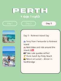 Perth Dream Trip🌅 : 4days itinerary 