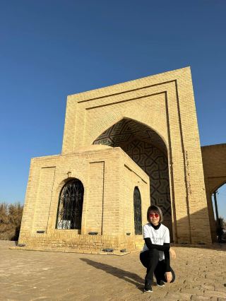 고대 메르브의 아스하브 영묘(Askhab Mausoleum)로 떠나는 시간 여행 。