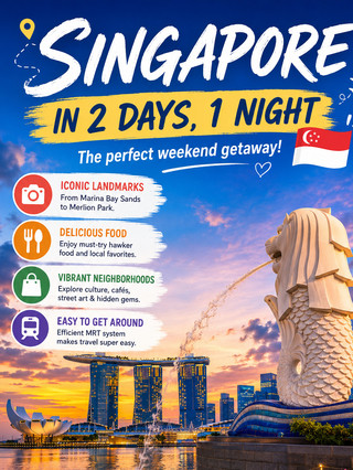 Wrap Up Singapore in 2 Days, 1 Night šøš¬ The Perfect Weekend Itinerary