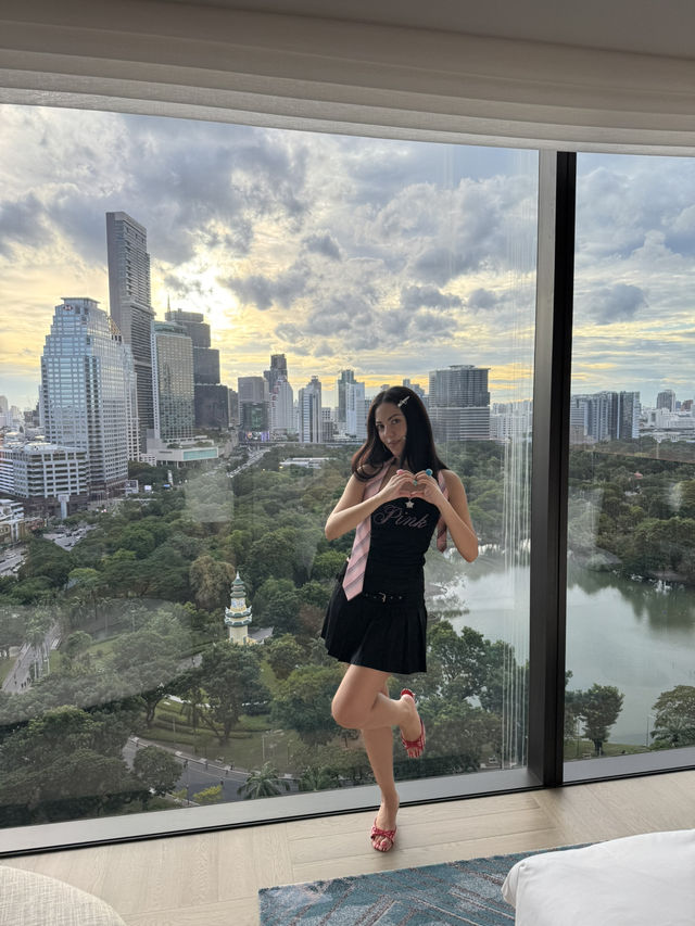 The View from Our Room at Andaz One Bangkok 🌿