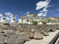 Lost in time, eternal monastery surrounded by mountains 