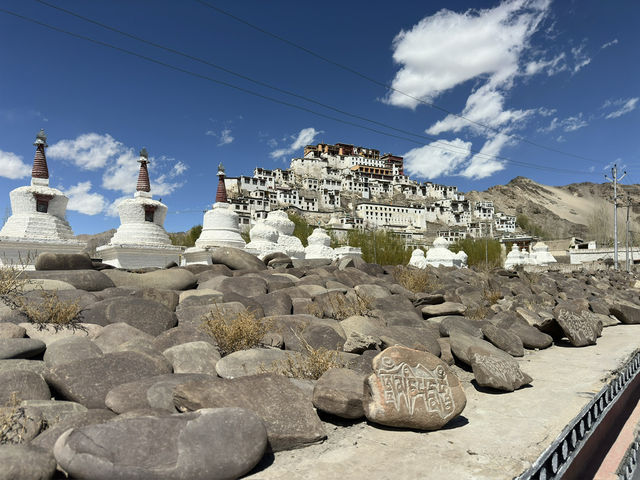 Lost in time, eternal monastery surrounded by mountains 