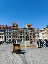 【ポーランド🇵🇱/メルヘンチックな旧市街と人魚の像】