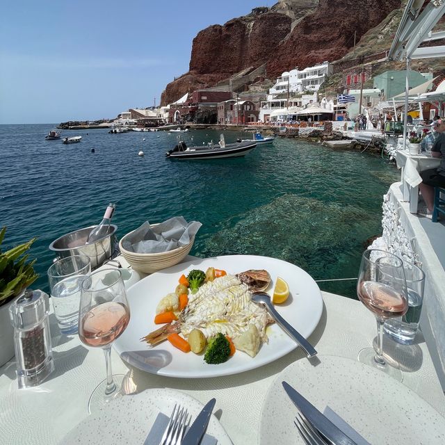 Sunset Ammoudi Taverna 🍷 🐟 🐙 Santorini