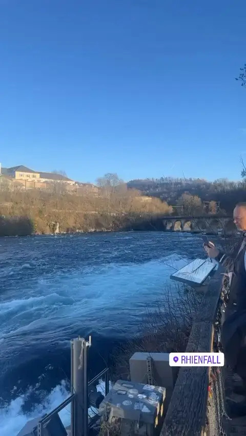 Rhine falls exploring Zurich 