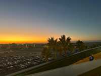 Sunset from the stadium 