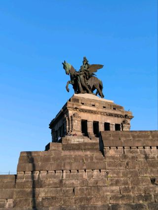 📍 Where Two Rivers Meet – Deutsches Eck, Koblenz 🌊🏞️