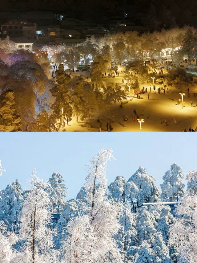 庐山雪景美如畫