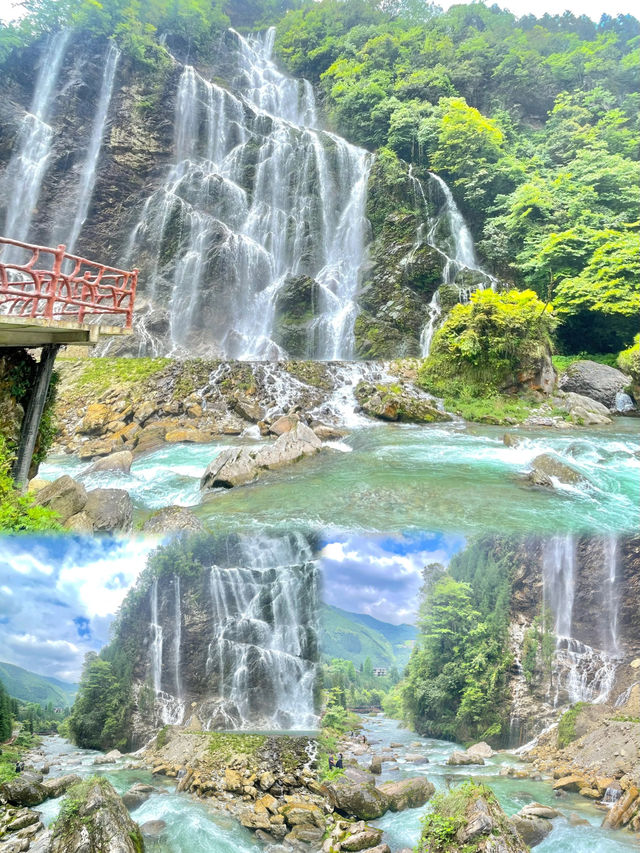 藏在眉山洪雅縣的絕美瀑布 | 燕遠村瀑布