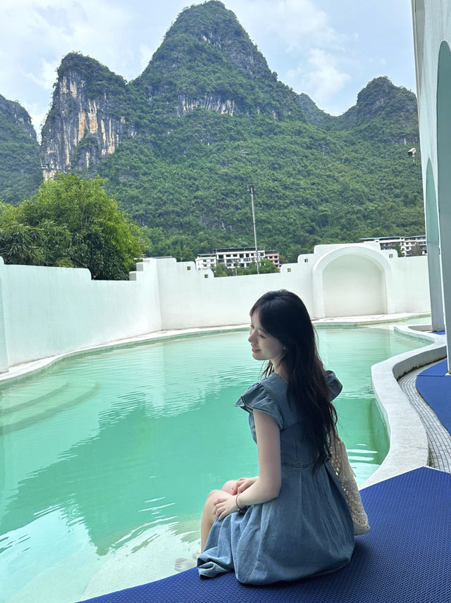 不在聖托里尼，在陽朔！