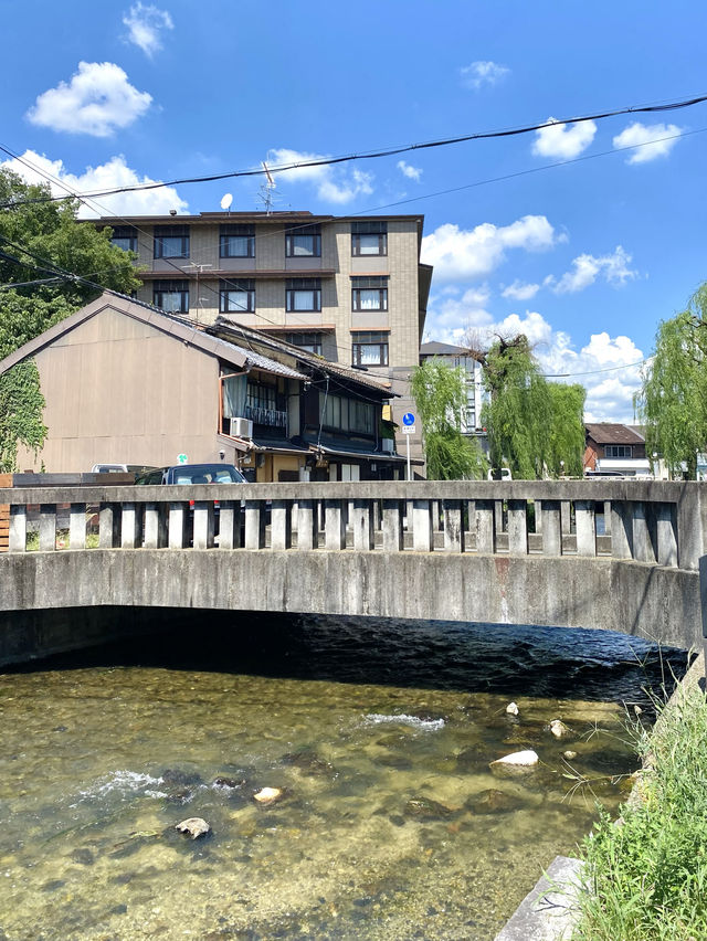 日本ㅣ京都ㅣ白川筋老街散策ㅣ石橋流水老屋。