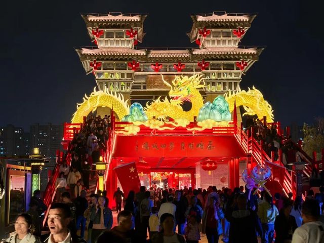 咸陽  古渡廊橋 簡直太美了。