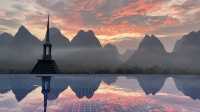 在陽朔住進山水城堡裏～。