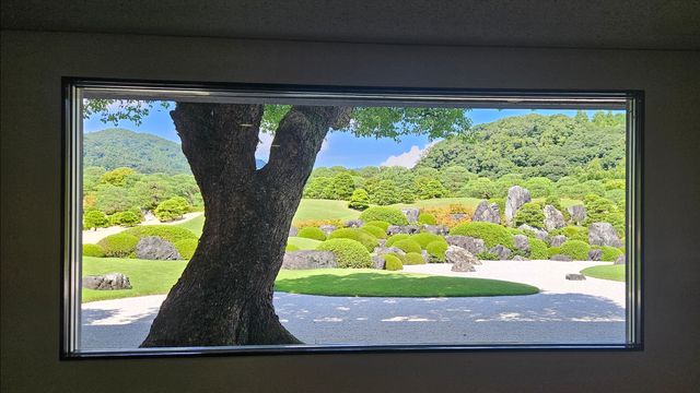 安來足立美術館。