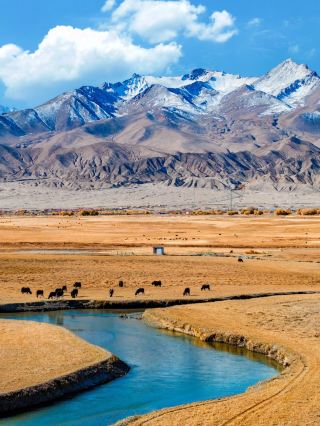 I prefer this secluded town deep in the snow-capped mountains of Kashgar to Altay. 
