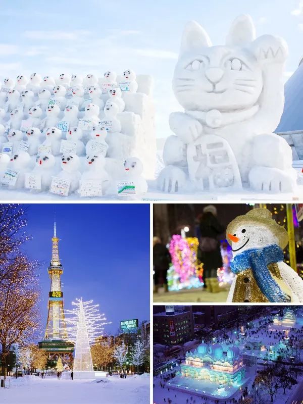 Experience the Magic of Hokkaido's Top Three Winter Festivals