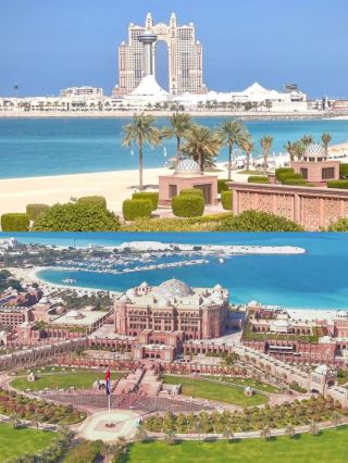 The ultra-luxurious 8-star Emirates Palace Mandarin Oriental, Abu Dhabi
