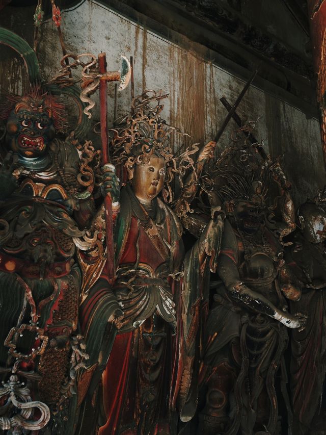 被遺忘的明代彩塑巔峰！24諸天像震撼到失語