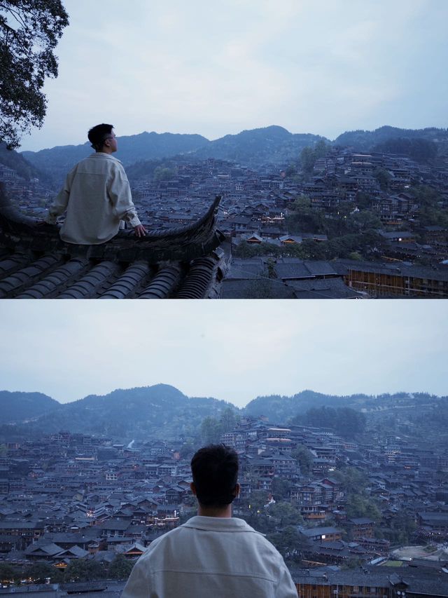 我在千戶苗寨民宿拍到人生照片