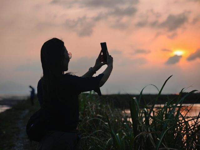 八一塘嘅日落一眼入心