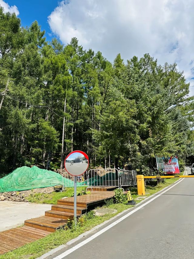 霧中朱雀山的靜謐與孤寂
