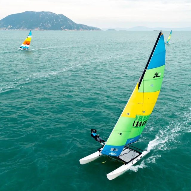 ⛵️【西貢海灣吹風!Hobie帆船賽靚到想落海】  ⛵️【西貢海灣吹風!Hobie帆船賽靚到想落海】