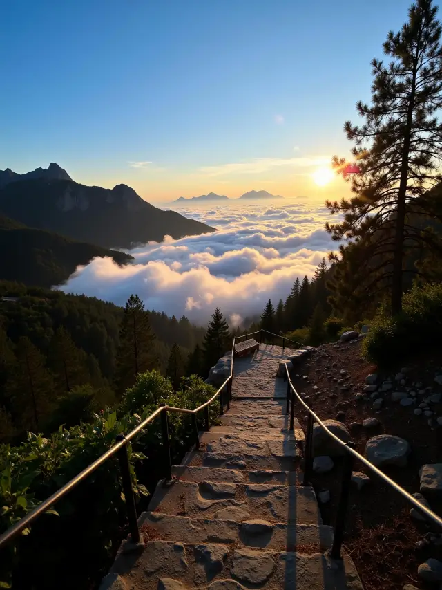 Autumn Water Great Wall Scroll