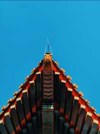 北京絕美打卡地太廟遇上藍天美到窒息