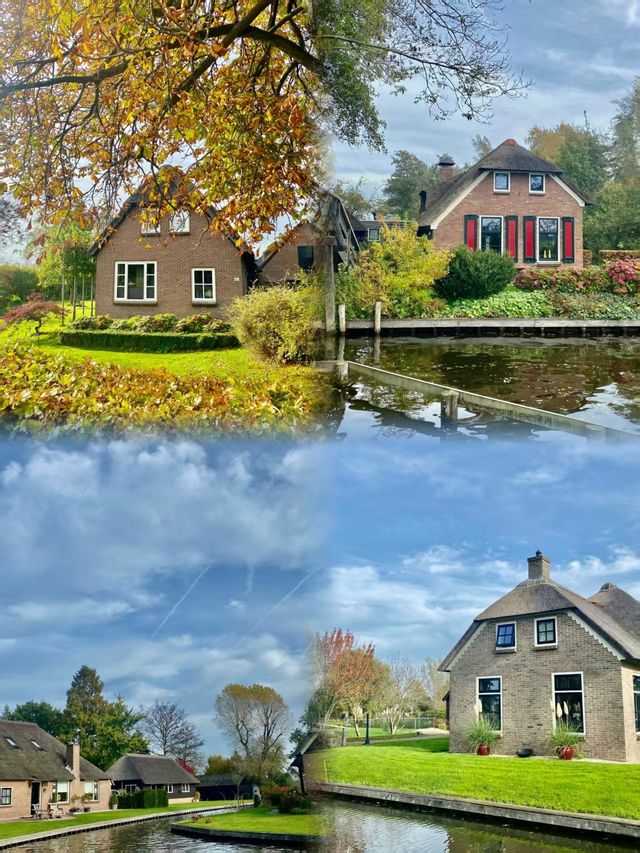 荷蘭羊角村|闖進童話裡的水上世界,美到窒 荷蘭羊角村|闖進童話裡的水上世界,美到窒