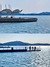 無錫免費躺平寶地！蠡湖渤公島逛吃一整天，紅嘴鷗+湖景絕了