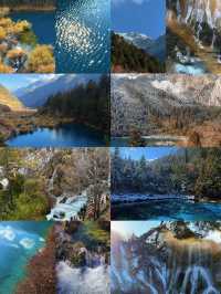 九寨溝的秋與冬丨調色盤打翻在人間的童話世界