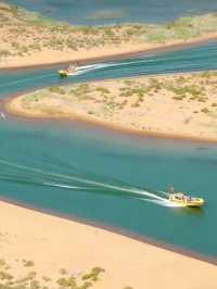 烏海湖|在沙漠裡看海?!內蒙古的這片藍美到失語