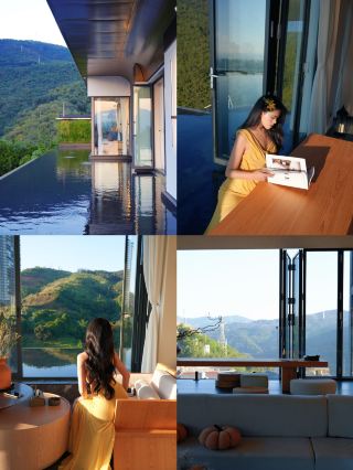 The top spot for photos in Xishuangbanna! The night view of Yunman Cliff Hotel is breathtaking