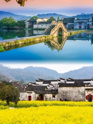 Huangshan Private Hot Spring Secret Realm｜Hui-style Aesthetic Hot Spring Residence in a Thousand-Year-Old Ancient Village