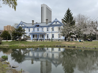 豐平館札幌明治百年洋房賞櫻