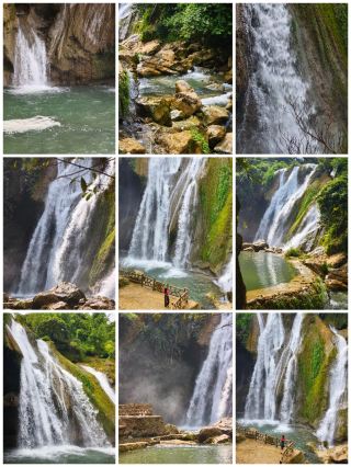 The hidden waterfall secret spot in Guangxi—who understands the joy of having the entire waterfall to yourself?