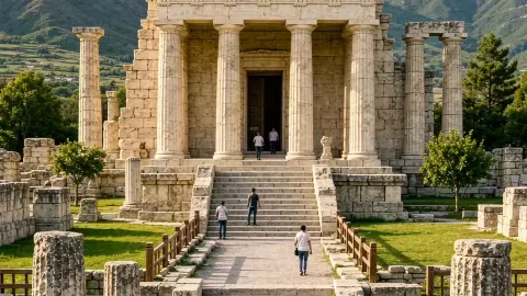 Choosing this two-day small group tour to Delphi and Meteora exceeded my expectations! The small group tour was very comfortable and not crowded at all. The Chinese-speaking driver and guide were professional, reliable, and familiar with the area. — traveler post in Delphi
