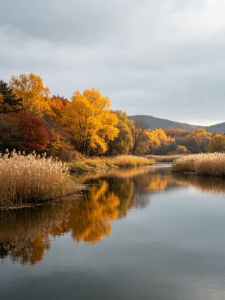เที่ยวอันซานในฤดูใบไม้ร่วง | สีสันฤดูใบไม้ร่วงแห่งเหลียวตงที่ถูกมองข้ามไปนั้นสวยจนตะลึง