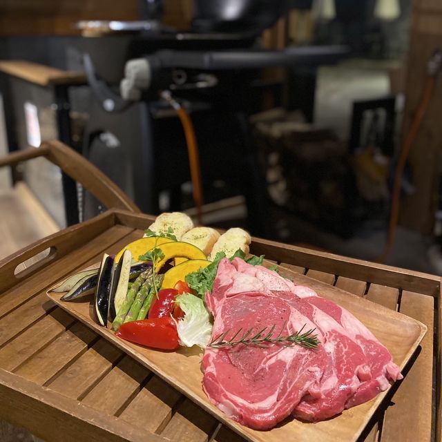 竹林の中にあるグランピング