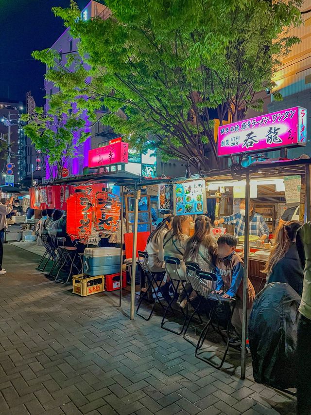 나카스 강변 포장마차거리, 밤의 일본 즐기기