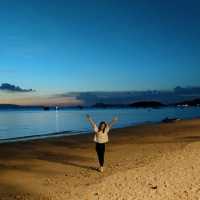 หาดคลองม่วง ยามค่ำคืน