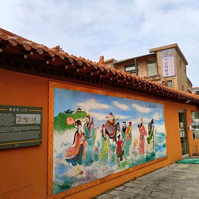 Songwol-dong fairy tale village หมู่บ้านสีรุ้ง
