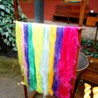 Beautiful Thai Architecture and Silk